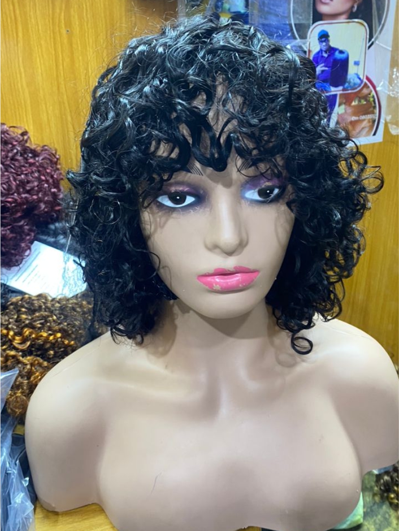 Celebrity wig Natural color 1b